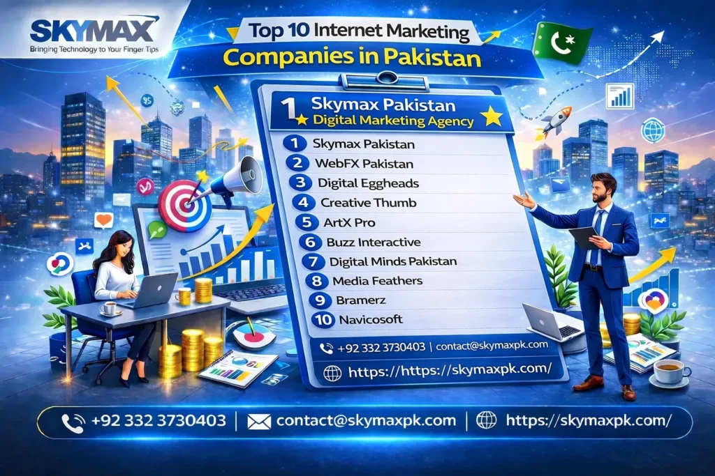 Top 10 Internet Marketing Companies in Pakistan