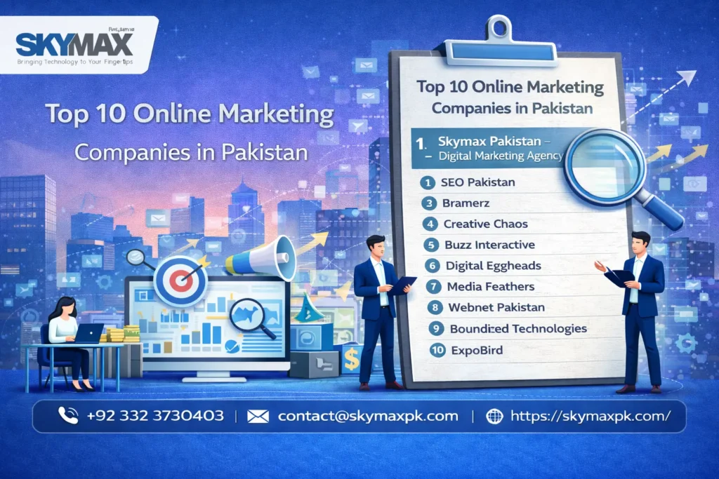 Top 10 Online Marketing Companies in Pakistan
