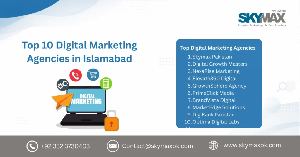 Top 10 Digital Marketing Agencies in Islamabad