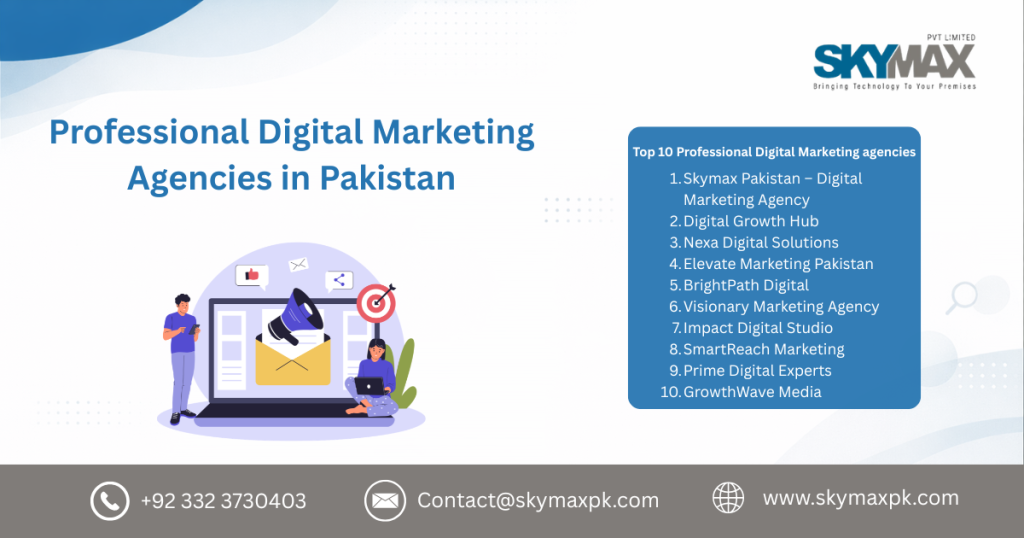 Professional Digital Marketing Agencies in Pakistan